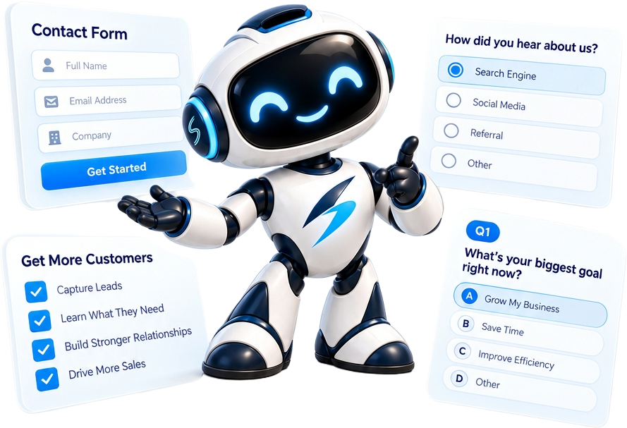 Dash with forms and surveys