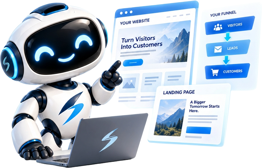 Dash building websites and funnels